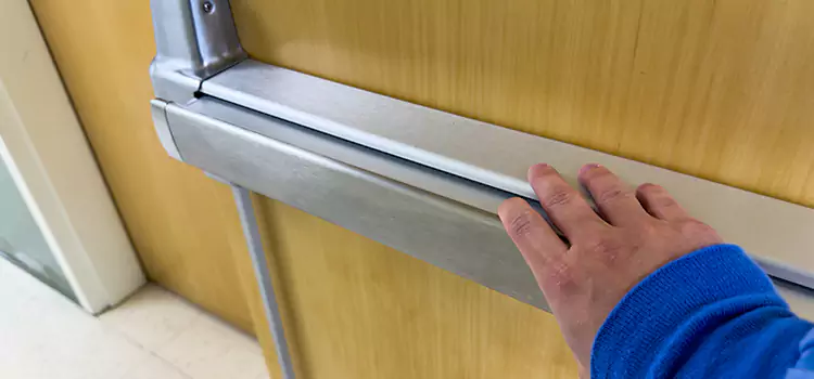 Installing a Push Bar on a Door Bartow